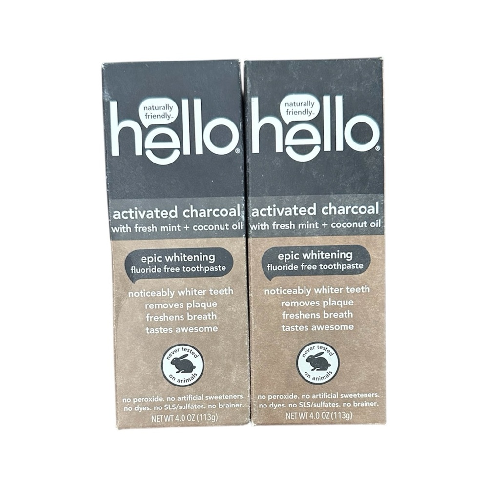 Hello Activated Charcoal Toothpaste
